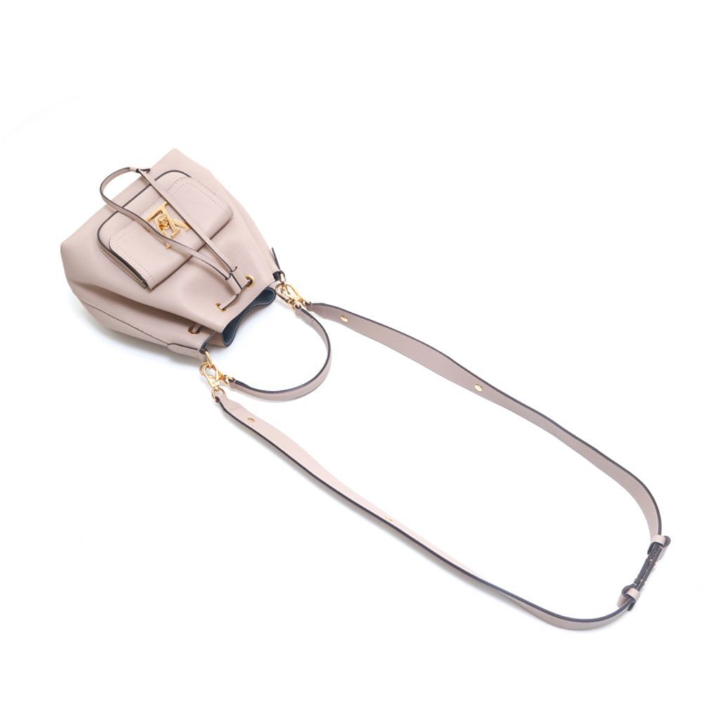 Louis Vuitton LockMe Bucket NV Drawstring Shoulder Bag Pink